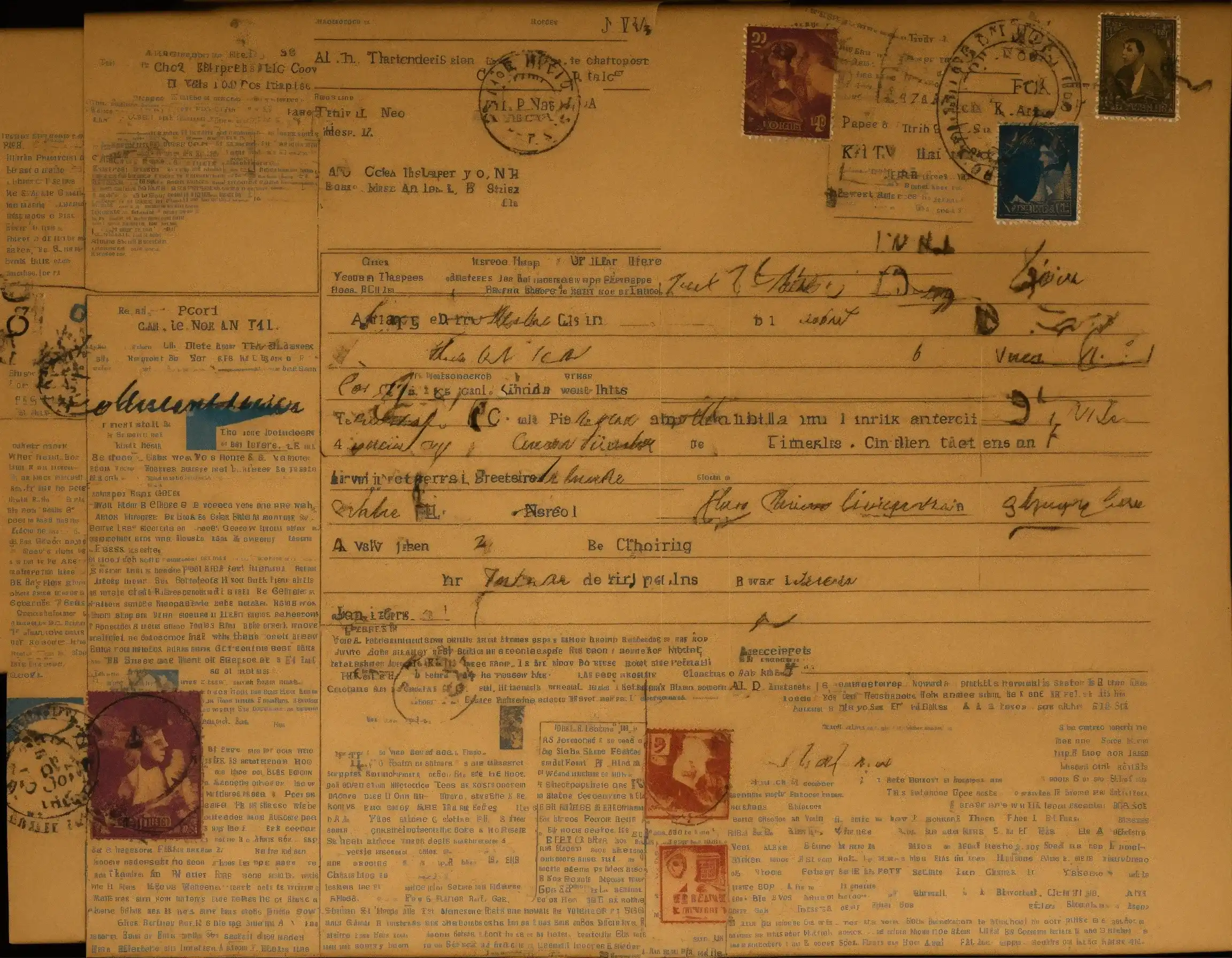 Person practicing brush pen lettering on paper